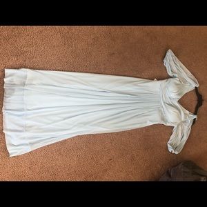 Blue bridesmaid dress